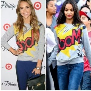 3.1 Phillip Lim for Target Boom Print Sweatshirt French Terry NWT Small